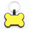 Médaille en silicone en forme d’os avec gravure laser – personnalisable
