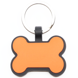 Médaille en silicone en forme d’os avec gravure laser – personnalisable