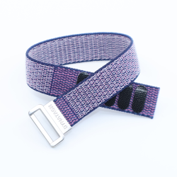SOS Notfallarmband mit QR-Code aus Textil – Medizinisches Armband