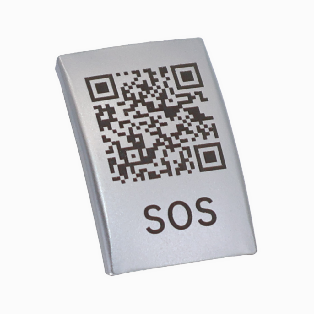Replacement QR Clip for SOS Medical ID Bracelet | DynaTag