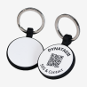 Médaille ronde pour animal en silicone avec code QR – plateforme de données suisse