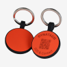 Round Silicone Pet Tag with QR Code – Swiss Data Platform