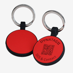 Round Silicone Pet Tag with QR Code – Swiss Data Platform