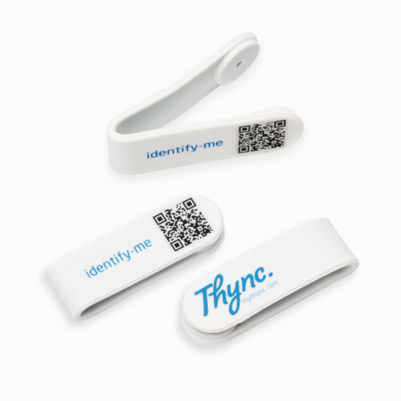 SOS Emergency Clip with QR Code | Silicone Clip with Magnetic Closure