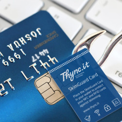 SOS SkimGuard Card with QR Code | RFID Protection | DynaTag