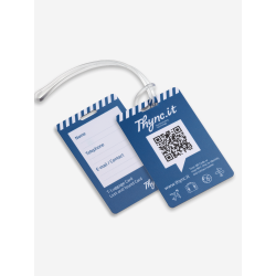 Gepäckanhänger mit QR-Code & NFC | Digitale Gepäck-ID | DynaTag