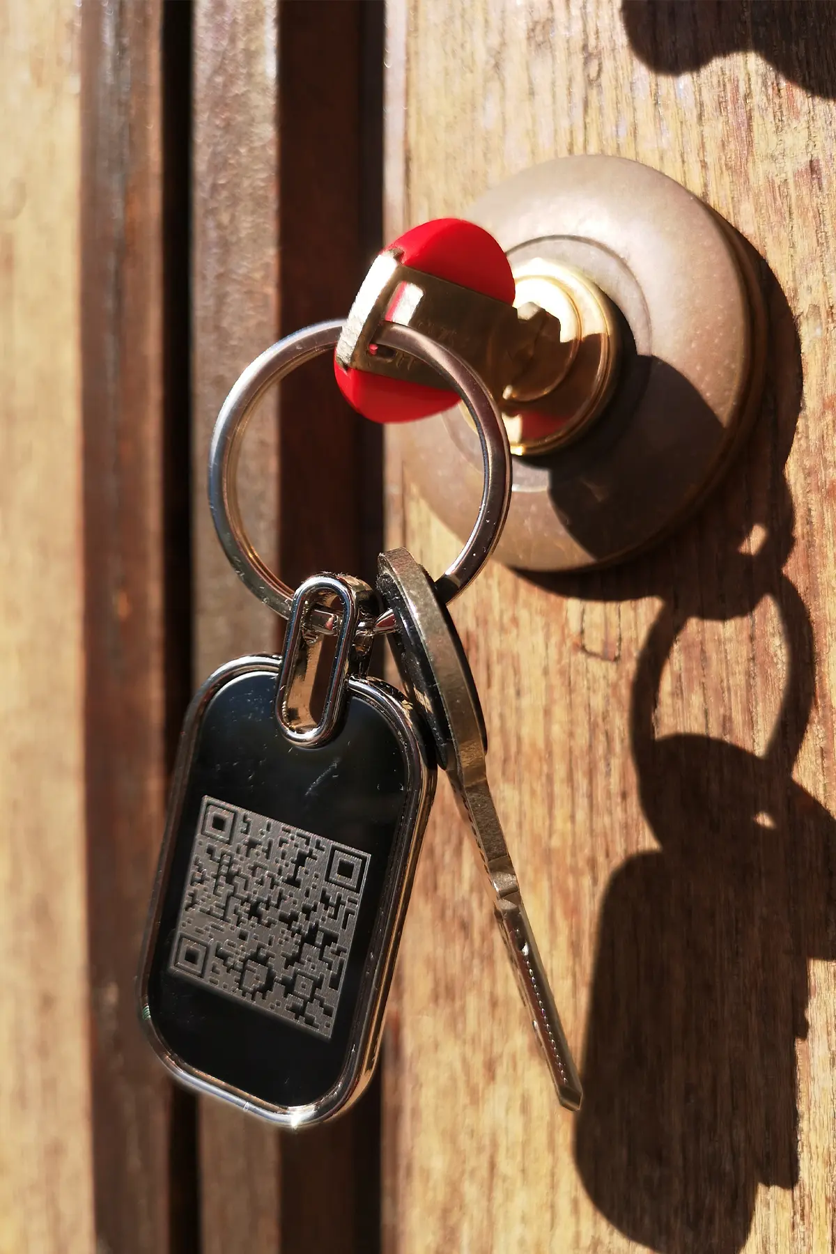 QR Code Key Tag for home, vehicle, office and family keys